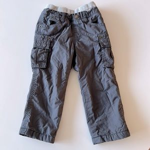 Bit'z Kids Fleece Lined Boys Cotton Cargo Pants 2-3Y
